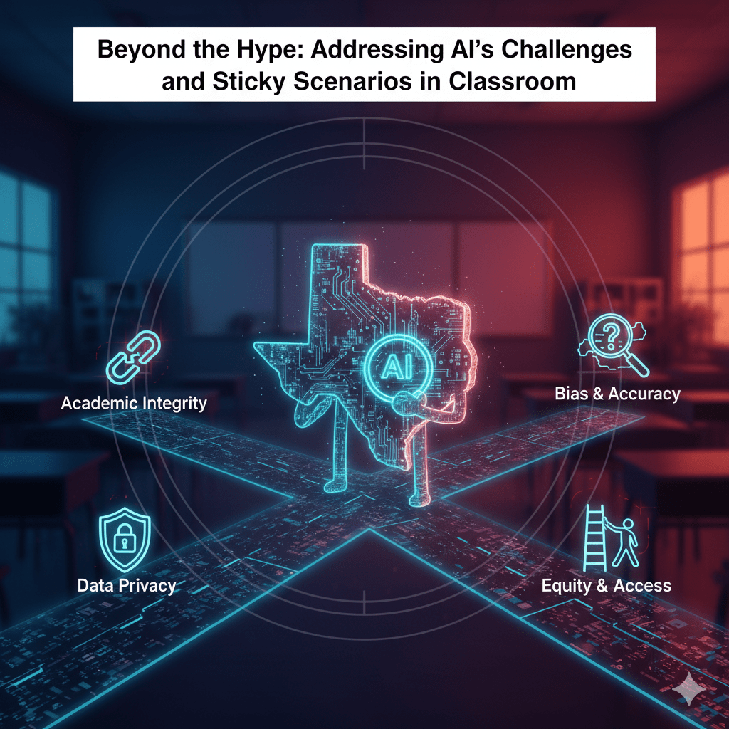 Beyond the Hype: Addressing AI’s Challenges and Sticky Scenarios in the&nbsp;Classroom